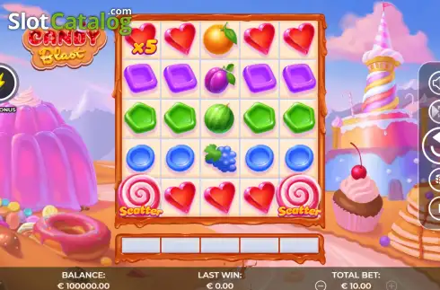 Скрин2. Candy Blast (Thunderspin) слот