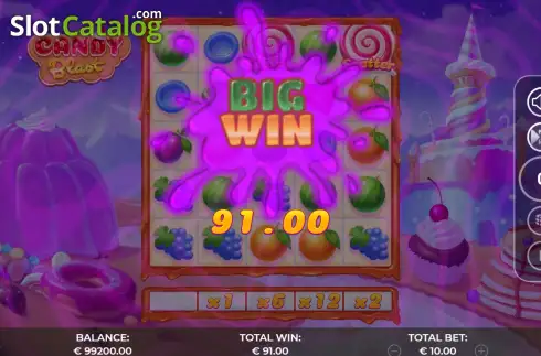 Скрин3. Candy Blast (Thunderspin) слот