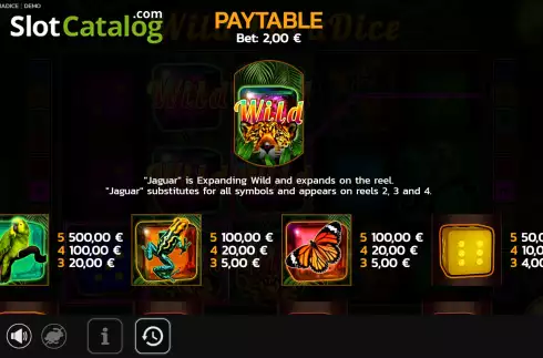 Скрин5. Wild Paradice слот