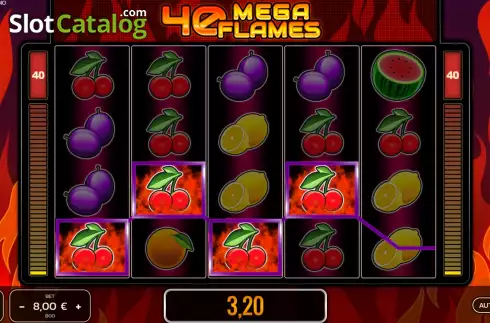 Скрин3. 40 Mega Flames слот