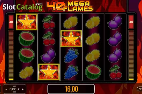 Скрин5. 40 Mega Flames слот