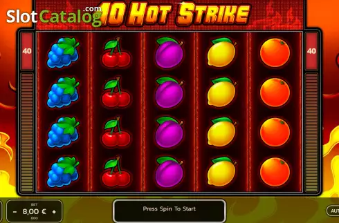 Скрин2. 40 Hot Strike слот