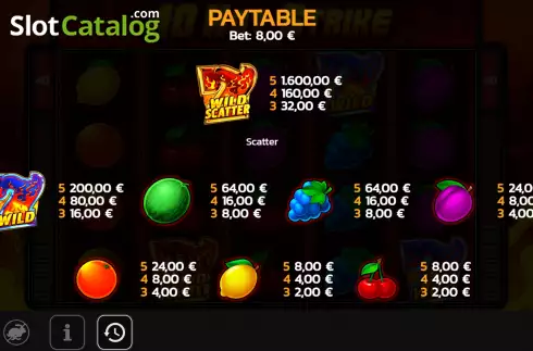 Скрин5. 40 Hot Strike слот