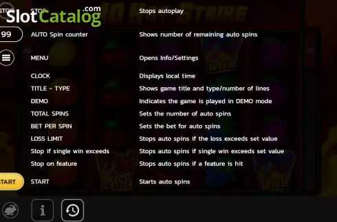 Скрин9. 40 Hot Strike слот