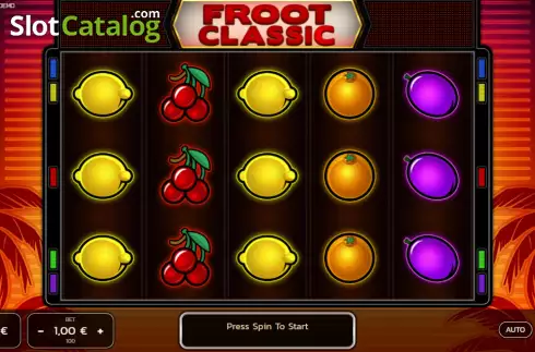 Скрин2. Froot Classic слот