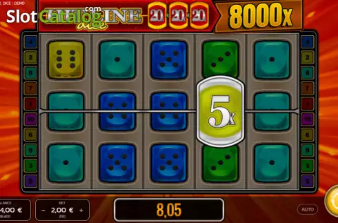 Скрин3. Hit Line Dice слот