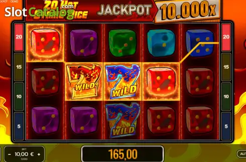Скрин3. 20 Hot Strike Dice Jackpot слот