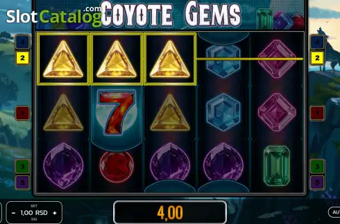 Скрин3. Coyote Gems слот