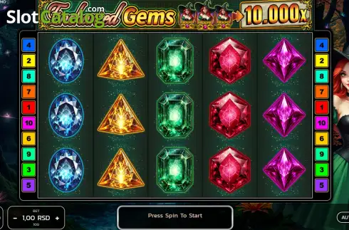 Скрин2. Enchanted Gems слот