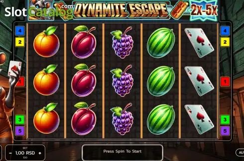 Скрин2. Dynamite Escape слот