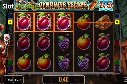 Скрин3. Dynamite Escape слот