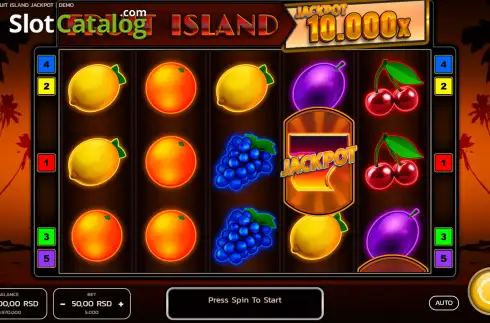 Скрин2. Fruit Island Jackpot слот