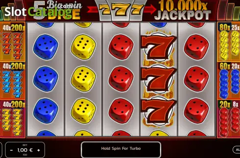 Скрин2. Big Spin Dice слот