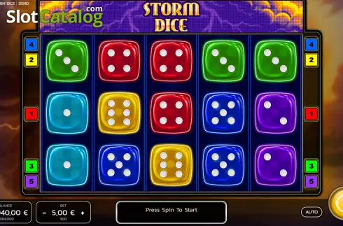 Скрин2. Storm Dice слот