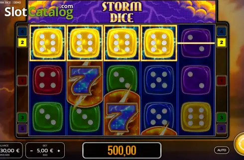 Скрин3. Storm Dice слот