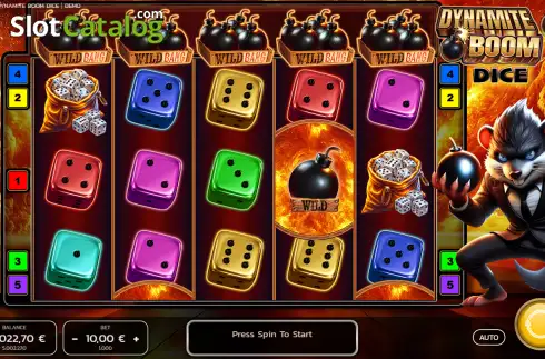 Скрин2. Dynamite Boom Dice слот