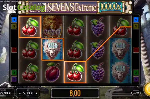 Скрин3. Lion Sevens Extreme слот