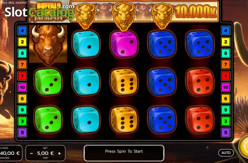 Скрин2. Buffalo Dice Jackpot слот