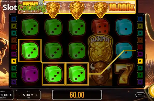 Скрин3. Buffalo Dice Jackpot слот