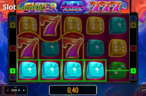 Скрин3. Super Dice Runner слот