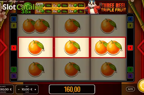 Скрин3. Three Reel Triple Fruit слот