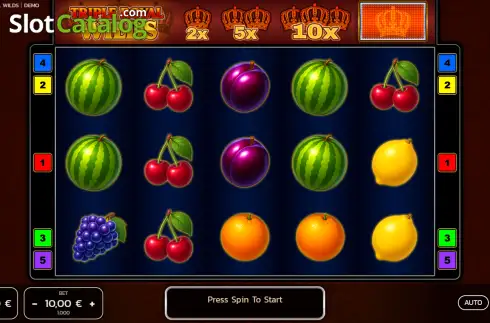 Скрин2. Triple Royal Wilds слот