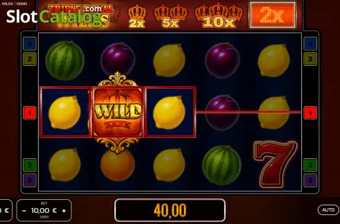 Скрин3. Triple Royal Wilds слот