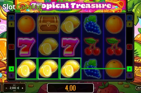 Скрин3. Tropical Treasure (TipTop) слот