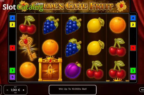 Скрин2. Golden Gate Fruit слот
