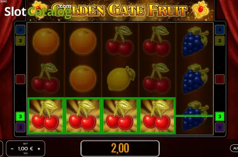 Скрин3. Golden Gate Fruit слот
