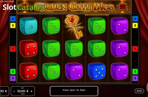 Скрин2. Golden Gate Dice слот