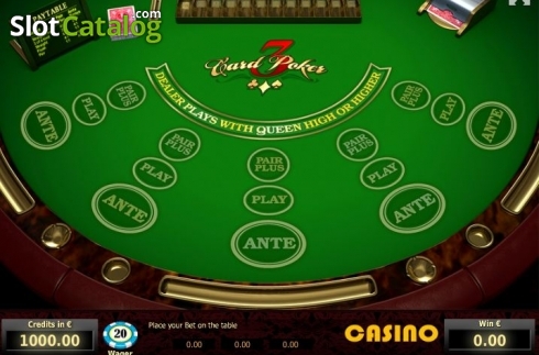 Скрин2. Three Card Poker (Tom Horn Gaming) слот