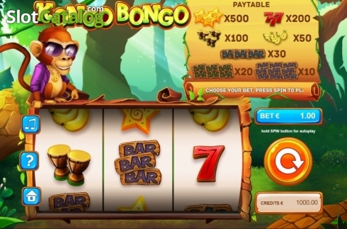 Скрин2. Kongo Bongo (Tom Horn Gaming) слот