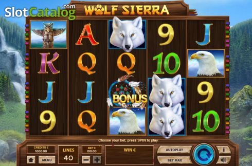 Скрин2. Wolf Sierra слот