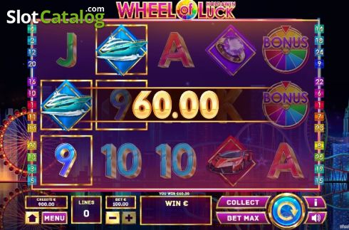 Скрин3. Wheel of Luck (Tom Horn Gaming) слот