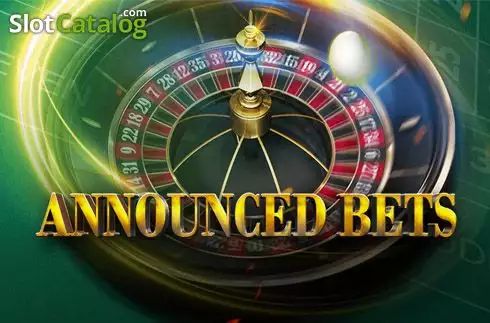 European Roulette Announced Bets слот