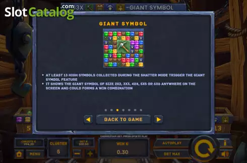 Скрин8. Mine Mine Quest слот