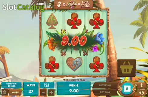 Скрин4. Hawaiian Fever слот