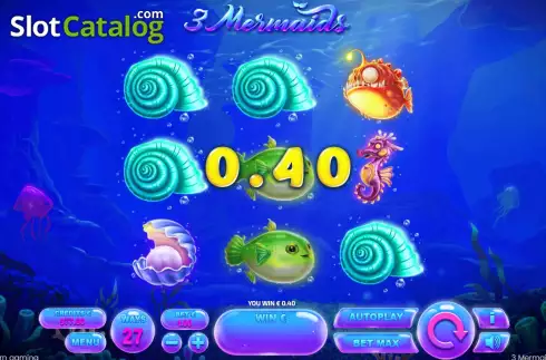 Скрин3. 3 Mermaids слот