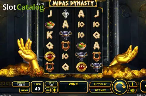 Скрин2. Midas Dynasty слот
