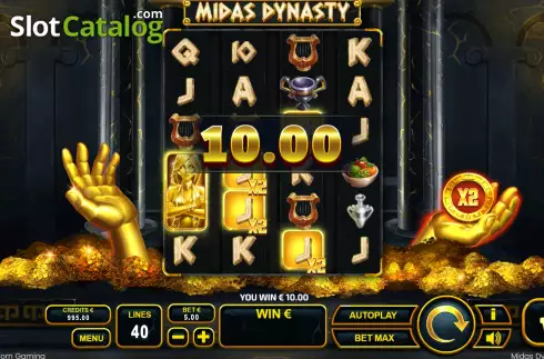 Скрин3. Midas Dynasty слот