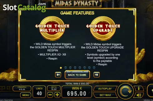 Скрин9. Midas Dynasty слот