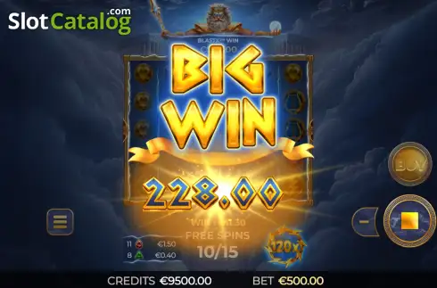 Скрин3. Reborn of Zeus 3000 слот