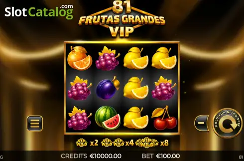Скрин2. 81 Frutas Grandes VIP слот