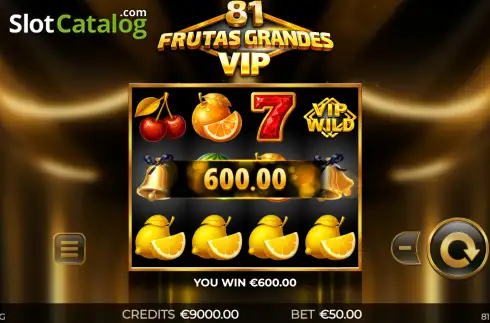 Скрин3. 81 Frutas Grandes VIP слот