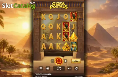 Скрин2. Giza's Portals слот
