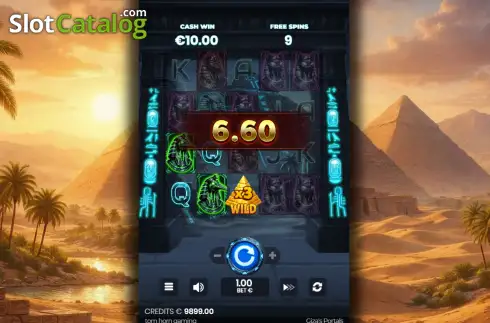 Скрин3. Giza's Portals слот