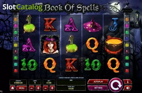 Скрин2. Book of Spells (Tom Horn Gaming) слот