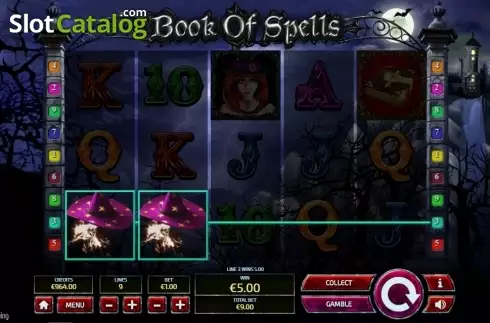 Скрин3. Book of Spells (Tom Horn Gaming) слот