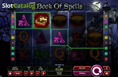 Скрин4. Book of Spells (Tom Horn Gaming) слот